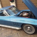 1966 corvette conv survivor hard top,side pipes,authentic Kelsey Hayes wheels