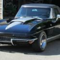 1966 Corvette Convertible, Factory Black, Matching #&#039;s, 59827 Original Miles