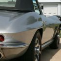 1966 CORVETTE ROADSTER #&#039;S MATCHING 300HP SILVER PEARL ON BLACK