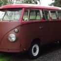 1966 Deluxe 13 Window Walk Thru. Barn Find. Solid, Original & Complete VW Bus