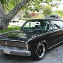 1966 DODGE CHARGER CLEAN TITLE/REBUILT ENGINE AND TRANSMISSION 46699 Miles Black