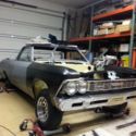 1966 El Camino Frame off project. Solid body needs bodywork and paint