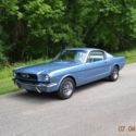 1966 FASTBACK 289 AUTO STRAIGHT AND SOLID BEAUTIFUL SILVER BLUE VERY NICE CAR