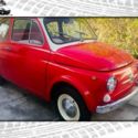 1966 Fiat 500 Fiat 500 501 Miles Red  rear-engined Transmission