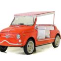 1966 Fiat 500 Island Jolly  28041 Miles Red  499 cc 4-Spd Manual