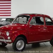 1966 Fiat 500F  78098 Miles Red  499cc 2 Cylinder 4-Speed