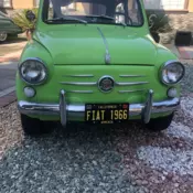 1966 Fiat 600 2 door coupe classic