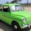 1966 Fiat 600 D  72933 Miles Green Coupe 4 Cyl Manual