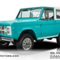 1966 Ford Bronco  Caribbean Turquoise SUV 170 Inline 6