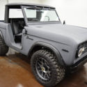 1966 Ford Bronco Half Cab Custom 20067 Miles Charcoal Gray  302 V8 3 Speed Manua