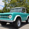 1966 Ford Bronco Half Cab Gorgeous Truck Runs Great Inline Motor