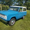 1966 Ford Bronco Wagon Blue 4WD Manual U15