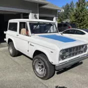 1966 Ford Bronco White