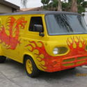 1966 Ford Econoline (Custom) Yellow with Flame Dragon E-142 Rated 1 Ton