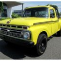 1966 Ford F-100 4X4 Pick Up Regular Cab 4 Speed Yellow Dump Bed Custom Must See