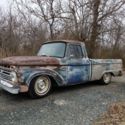 1966 Ford F-100 BAGGED Lowered Shop Truck Rat Rod