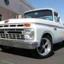 1966 Ford F-100 Custom Cab 12752 Miles Wimbledon White Pickup Truck Built 390 CI