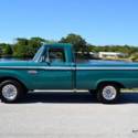 1966 Ford F-100 CUSTOM CAB 47,845 Miles GREEN Pickup Truck 352 Manual