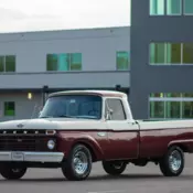 1966 Ford F-100 Pickup Truck - Custom Paintjob - 3 on a Tree - 3-Speed