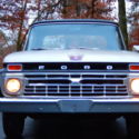 1966 Ford F100 Custom Cab Pickup Truck Dual Exhaust Black & Silver NO RESERVE!!!