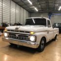 1966 Ford F100 frame off 2011 Crown Vic swap with LS motor and trans swap Patina