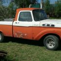 1966 Ford F100 Shortbox Shortbed Pickup Red RWD Manual Custom