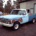 1966 Ford F100 Straight 6 Cyl with Clifford 6=8 - 2 Barrel Intake rat rod