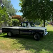 1966 Ford F250 Blue Custom