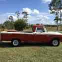 1966 Ford F250 Camper Special Pickup Red RWD Manual
