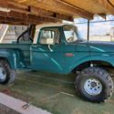 1966 Ford F250 Pickup Blue 4WD Manual