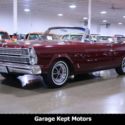 1966 Ford Galaxie 500 Convertible Vintage Burgundy Convertible 390 V8 111142 Mil