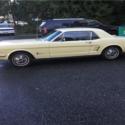 1966 FORD MUSTANG 2 door 3,000 Miles YELLOW coupe 200 ci 6 cylinder Manual