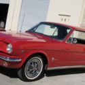 1966 FORD MUSTANG 289 C CODE! P/S! CANDYAPPLE RED! CLEAN! NEW PAINT!