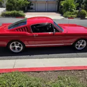 1966 Ford Mustang 4.7 Coupe Red fastback