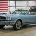 1966 Ford Mustang  52485 Miles Silver Blue Metallic Convertible 200ci I6 Manual