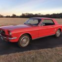 1966 Ford Mustang 6CYL COUPE AUTO CONSOLE BUCKETS SOLID BODY 60229 Miles Red Cou