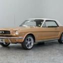 1966 Ford Mustang  70627 Miles Sauterne Gold Coupe 289ci 3-Spd Manual