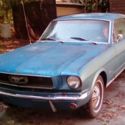 1966 Ford Mustang Complete Orig 77k car, 6 cyl., 3 spd.not running but solid car