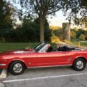 1966 Ford Mustang Convertible &#034;C&#034; Code 289 V8 Candy Apple Red