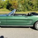 1966 FORD MUSTANG CONVERTIBLE  A CODE 289. STUNNING DARK GREEN METALLIC EXTERIOR