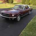 1966 Ford Mustang Convertible Red RWD Manual Base