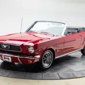 1966 Ford Mustang convertible V8 4.8L Convertible Red