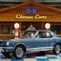 1966 Ford Mustang Coupe 5 Speed â€“ Nightmist Blue / White