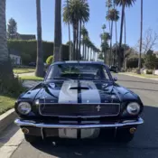 1966 Ford Mustang Coupe Black Fastback V8
