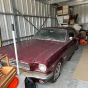 1966 Ford Mustang Coupe, Classic C-Code 289 V8, 3 Speed Manual, Vintage Burgundy