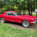1966 Ford Mustang Coupe Red RWD V8 289 motor, 3 Speed Manual Transmission