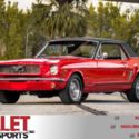 1966 Ford Mustang in Candy Apple Red, 289ci Holley 4 Barrel, & Power steering!