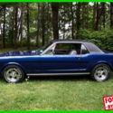 1966 Ford Mustang Rebuilt 302 Gasoline 4-Speed Krager SS Wheels Black Vinyl Top