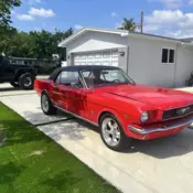 1966 Ford Mustang Sedan Red