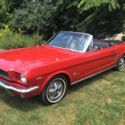 1966 Ford Mustang V8 Convertible Restored Factry C Code 289 V8 Signal Flare Red